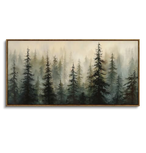 ARPEOTCY Rustic Large Landscape Wall Art,Nature Pine Forest Prints 20×40 in | Amazon (US)