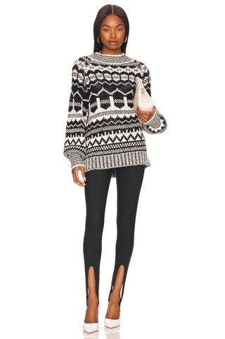 John & Jenn by Line Allegra Sweater in Black Diamond from Revolve.com | Revolve Clothing (Global)