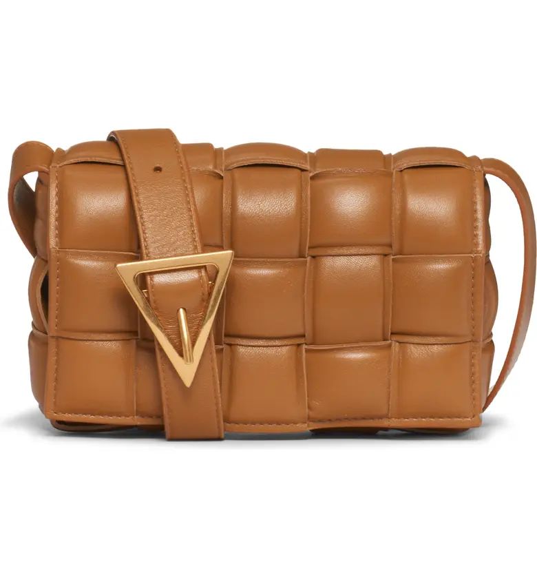 Small Padded Cassette Intrecciato Leather Crossbody Bag | Nordstrom
