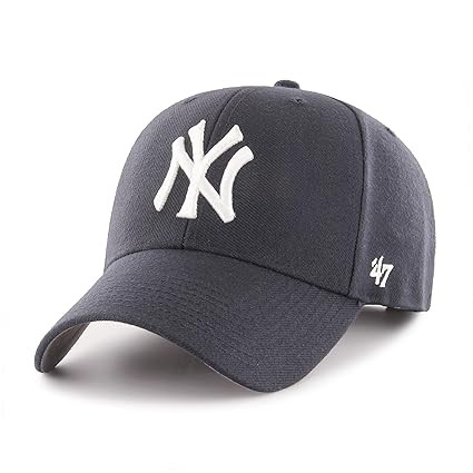'47 New York Yankees Brand MVP Adjustable Hat - Black | Amazon (US)