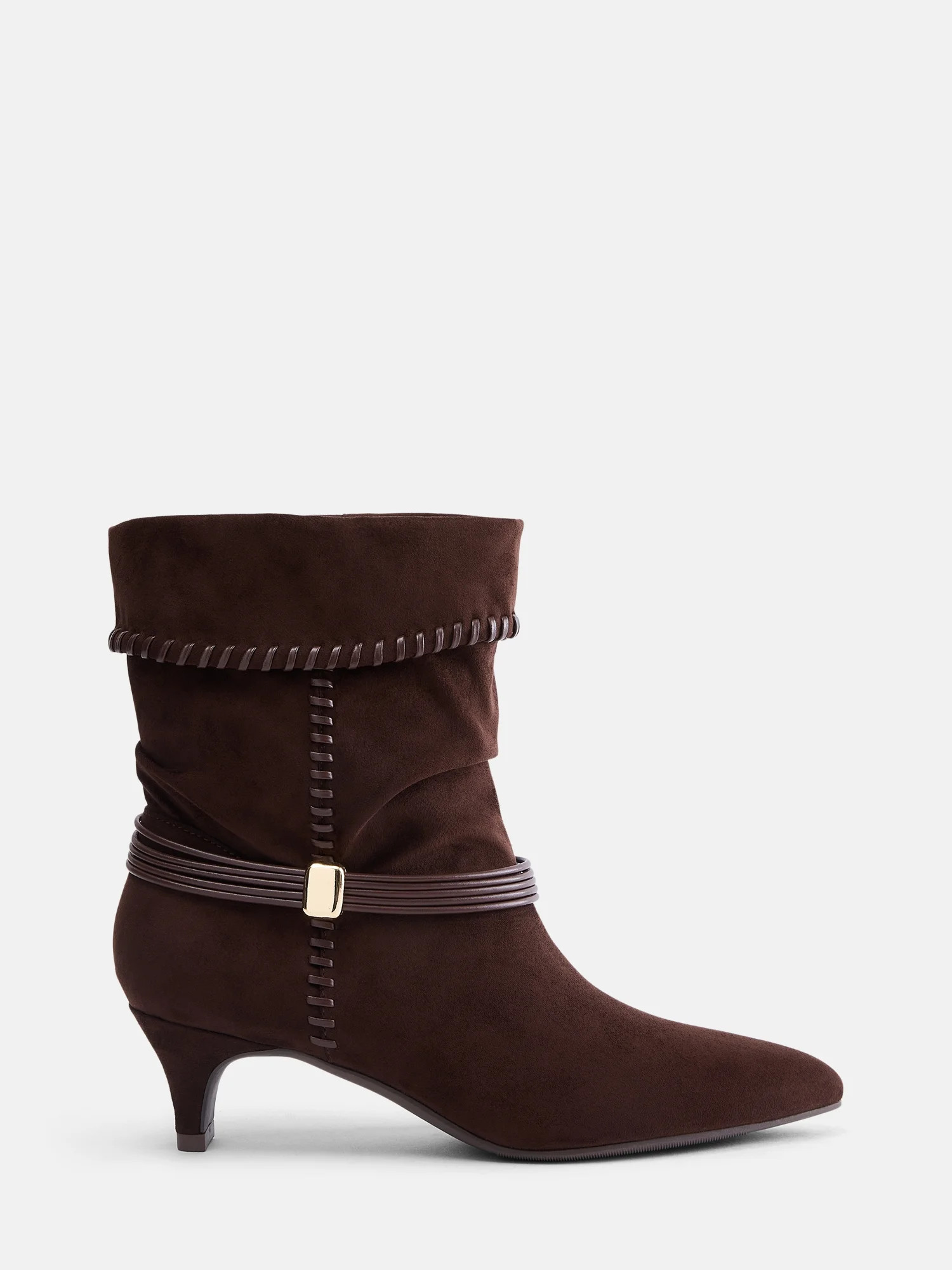 Scenario Women's Kitten Heel Short Boots | Walmart (US)