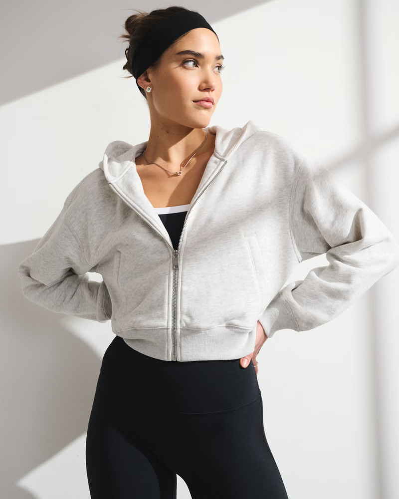 YPB On The Go 6AM Full-Zip Hoodie | Abercrombie & Fitch (US)