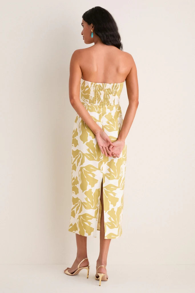 Olive & Cream Tropical Lowery Maxi Dress | Tuckernuck (US)