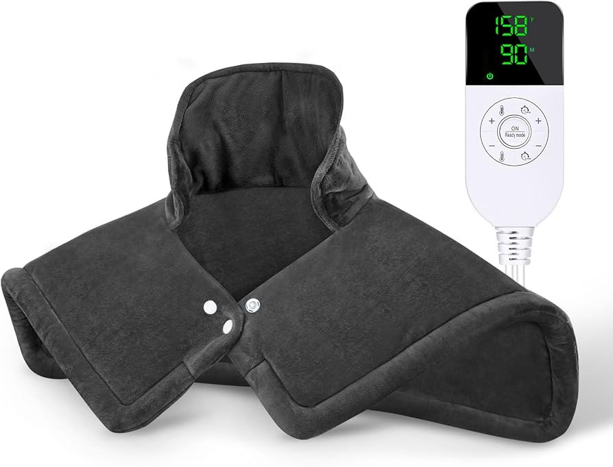 NOWWISH Weighted Heating Pad for Neck and Shoulder - Gifts for Women and Men, Mom, Dad - Heat Pad... | Amazon (US)