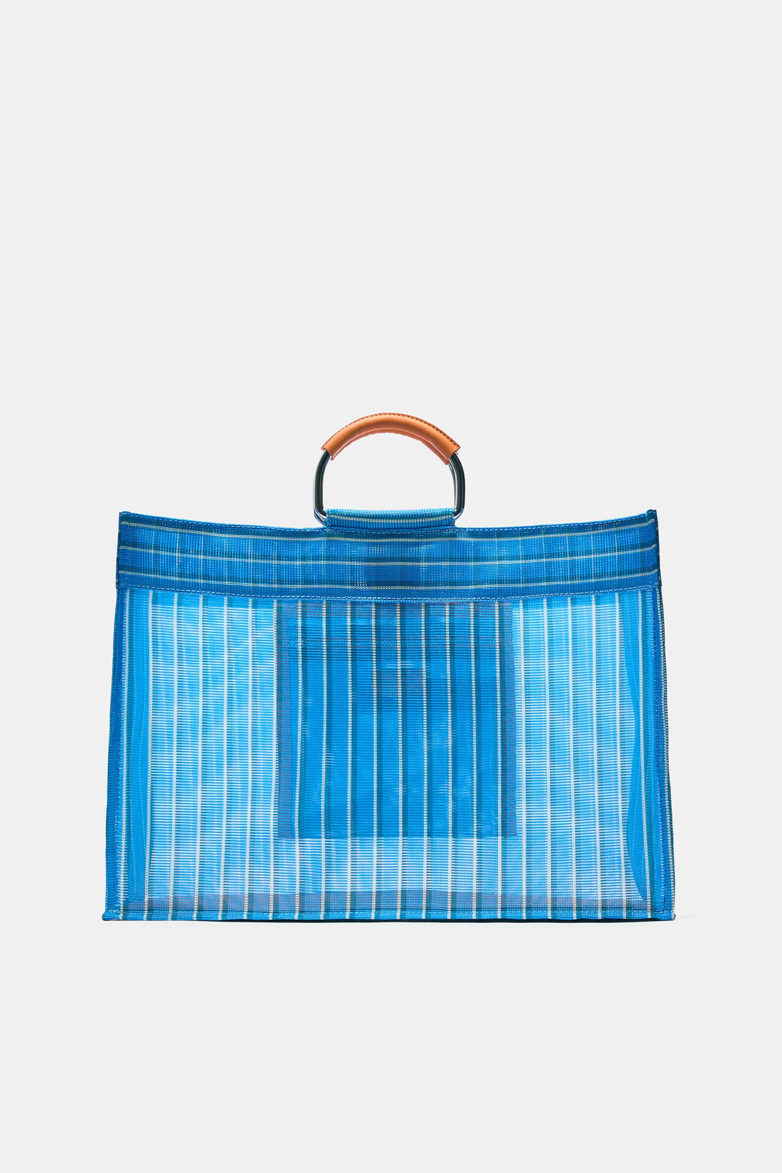 Striped tote bag | Pull&Bear United Kingdom | PULL and BEAR UK