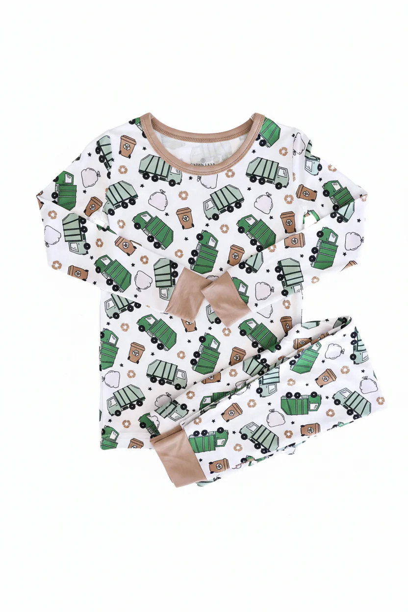 Clean Up Crew Two Piece Pajama Set | Caden Lane