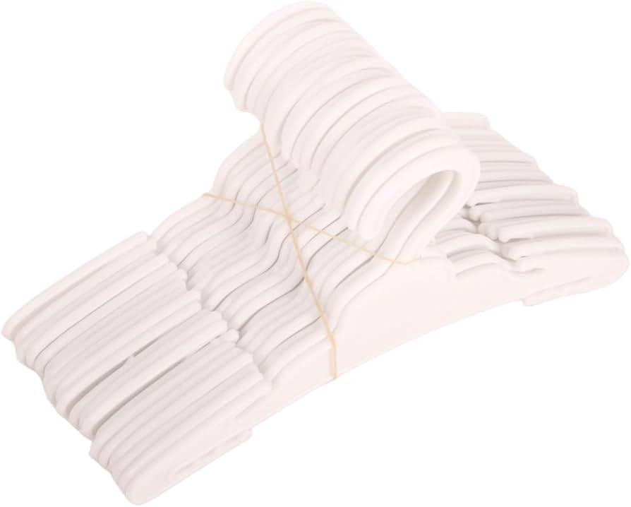 20 Pcs Doll Hangers for 18 inch Doll Clothes, White Doll Hangers, Sturdy Doll Hangers Accessories... | Amazon (US)