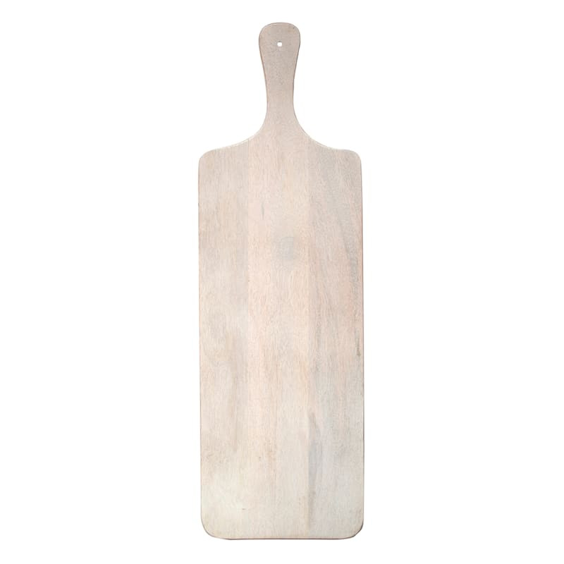 WHITE WOODEN SERVING BOARD | At Home