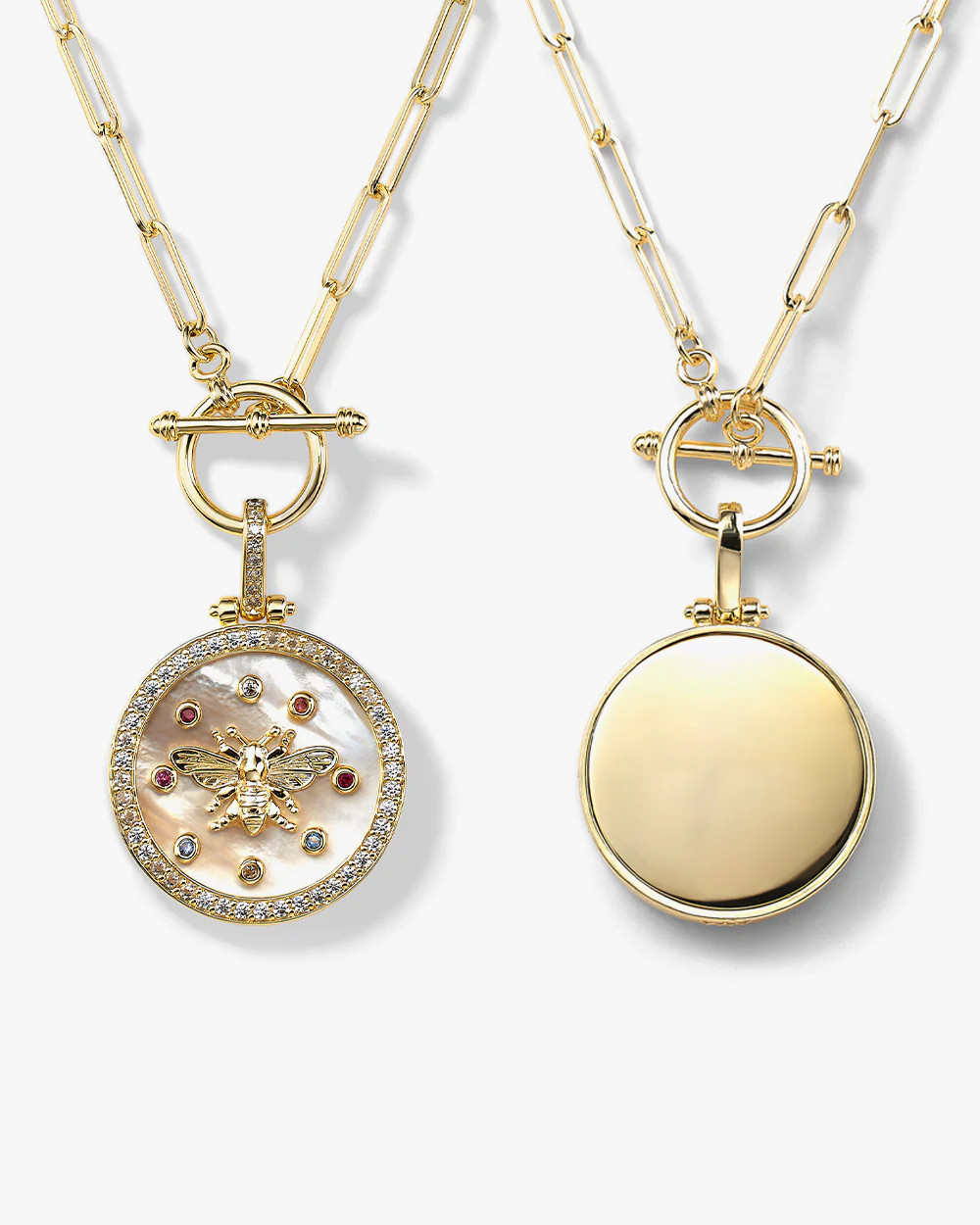 The Engravable Beaming Medallion | Melinda Maria