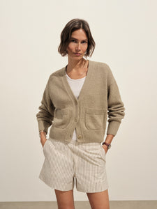 Soft Spun Cotton Boxy Cardigan | Buck Mason