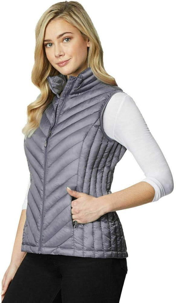 32 DEGREES Heat Womens Packable Vest (M, Lilac Grey) | Amazon (US)