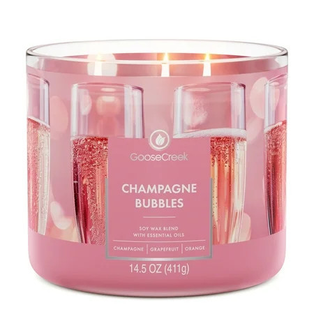 Goose Creek 3-Wick Champagne Bubbles Scented Jar Candle, 14.5oz. | Walmart (US)