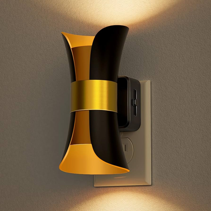 Fulighture Night Light, Night Light Plug into Wall, Auto Dusk to Dawn Sensor, Adjustable Brightne... | Amazon (US)