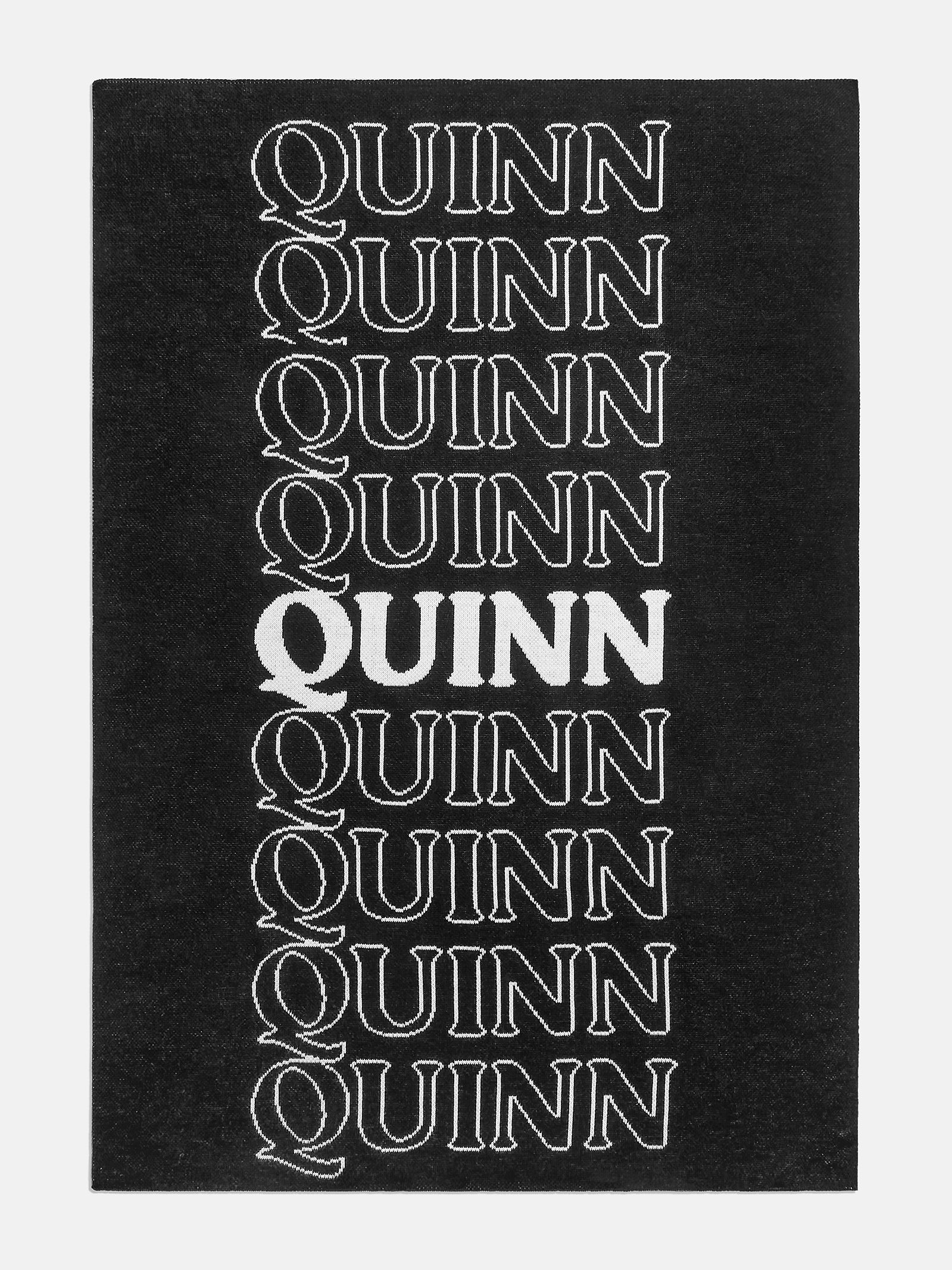 In the Bag Custom Blanket - Black/White | BaubleBar (US)