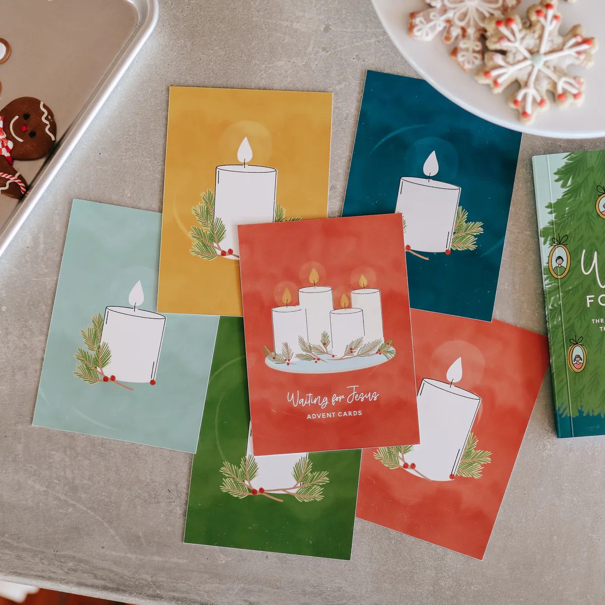 Waiting for Jesus Advent Candle Cards | The Daily Grace Co.