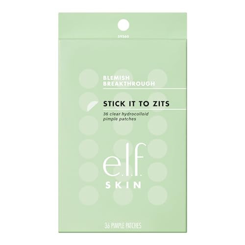 e.l.f. SKIN Blemish Breakthrough Stick It To Zits Pimple Patches, Helps Reduce The Look of Blemishes & Heal, Vegan & Cruelty-free, 36 Patches | Amazon (US)