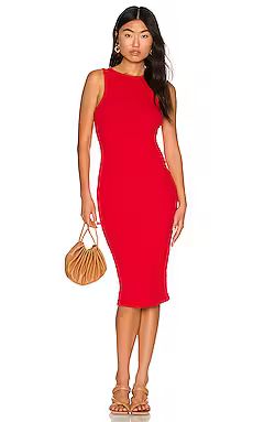 ALL THE WAYS Mandy Racer Midi Dress in Red from Revolve.com | Revolve Clothing (Global)