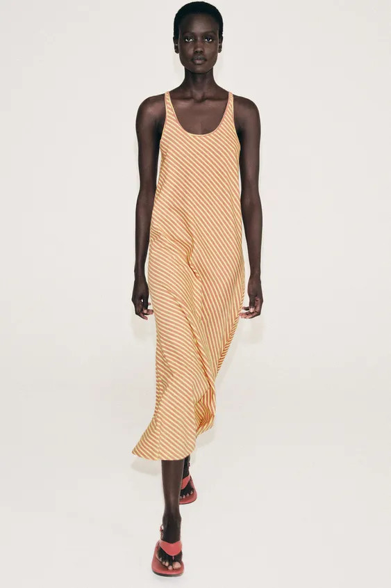 LONG STRIPED DRESS | Zara US