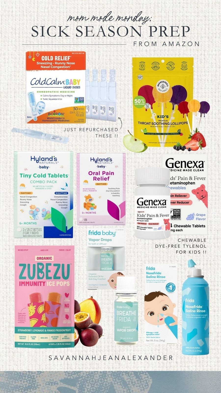 Sick season prep from Amazon !! Our favorite products for our littles during cold and flu season.  

 

#LTKmomlife #LTKBaby #LTKKids