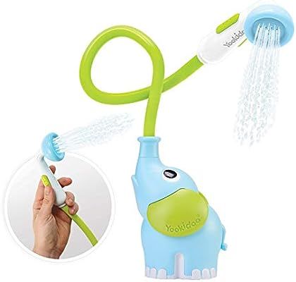 Yookidoo Baby Bath Shower Head - Elephant Water Pump and Trunk Spout Rinser - for Newborn Babies ... | Amazon (US)