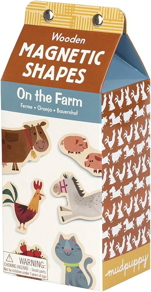 On the Farm Wooden Magnetic Shapes, 9780735333482 | Amazon (US)