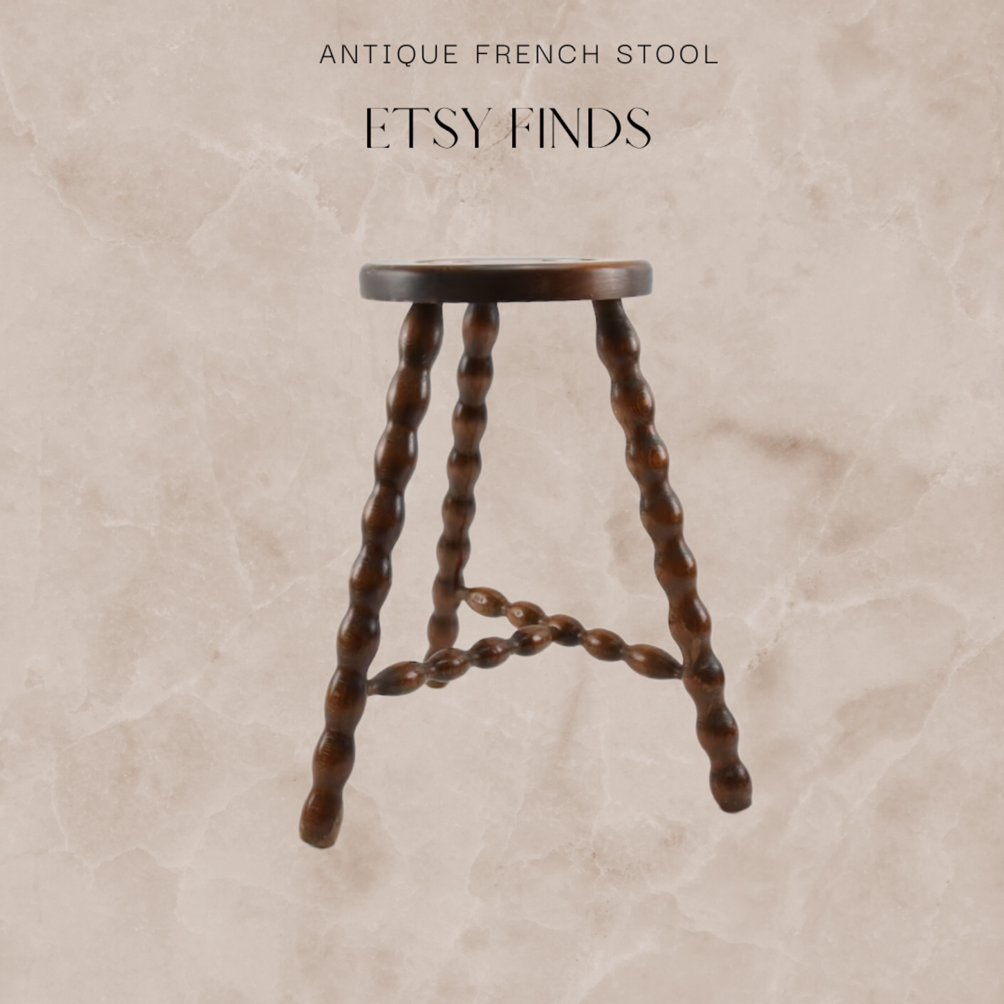 Etsy, Etsy stool, antique French stool, French stool, antique stool, Etsy finds, home decor, stool

#LTKhome