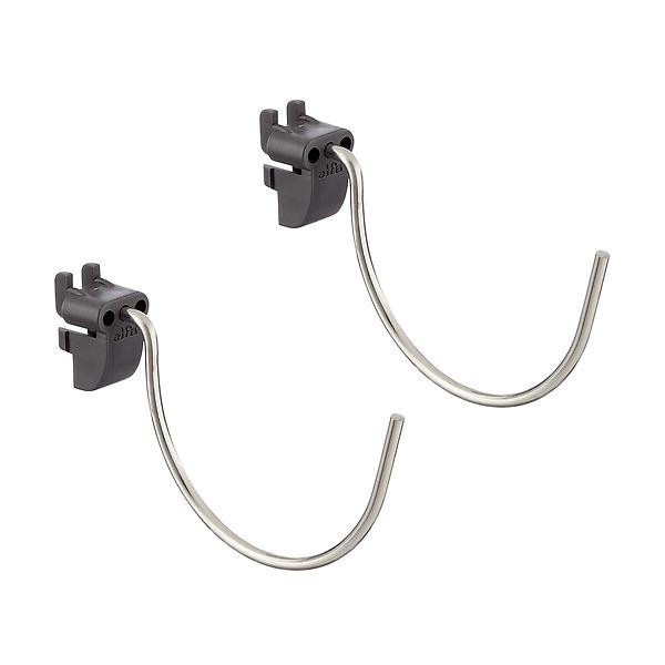 Garage+ by Elfa Curved Pegboard Hooks Pack of 2 | The Container Store