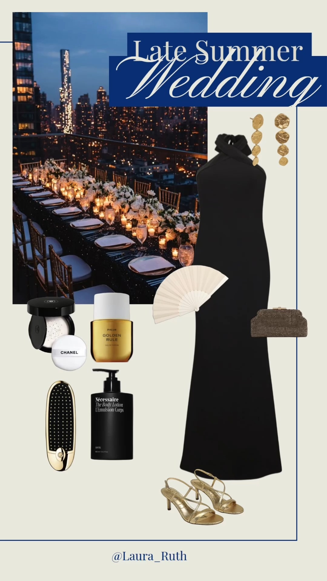 Black Tie Summer City Wedding 🖤✨

A little inspiration for dressing up for a late summer city wedding, think elegant black, gold accessories, strappy heels and all the finishing touches. wedding guest dress summer 

 #LTKuk #LTKwedding #LTKdresses