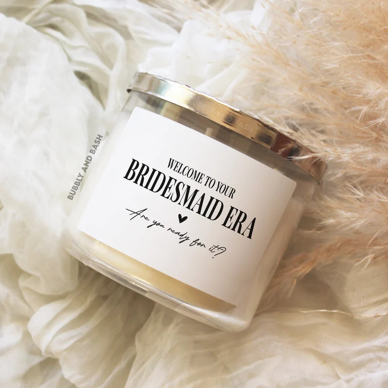 Bridesmaid Candle Label, I Can’t Say I Do Without You, Bridesmaid Gift, Bridesmaid Proposal, Ca... | Etsy (Global)
