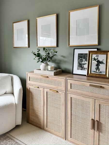 These rattan cabinets & brass frames have been best-sellers for months now! Linked here! 

#officedecor #furniture #gallerywall

#LTKstyletip #LTKSeasonal #LTKhome