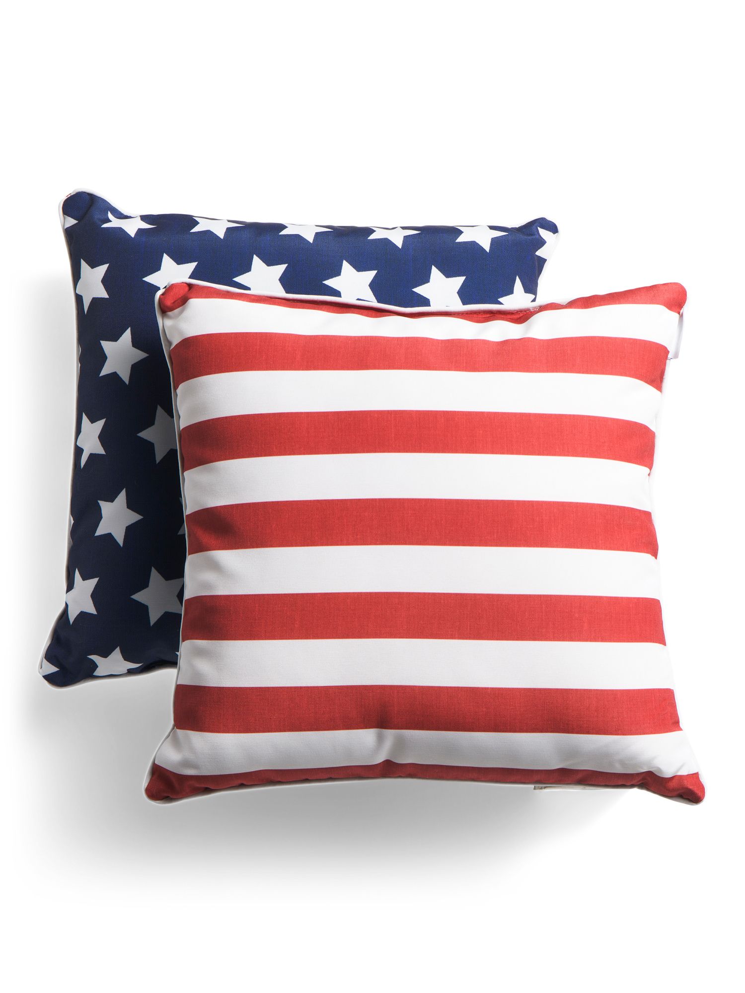 18x18 2pk Stars And Stripes Outdoor Decorative Pillows | TJ Maxx
