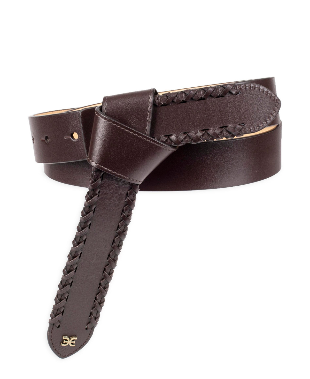 Sam Edelman Women's Pre-Knotted Faux Wrap Belt - Brown | Macy's