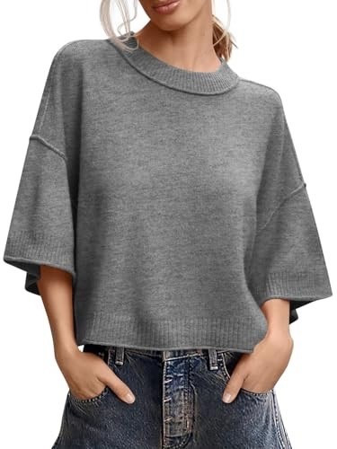 Because it’s been 75 degrees lately here in the south 🥵 
I love short sleeve sweaters. Could layer over a blouse or turtleneck! Add a fun scarf, and if it gets cold…add a cute jacket! Tons of colors and only $25!!! 

#LTKOver40 #LTKgrwm #LTKFindsUnder50