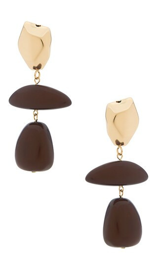 8 Other Reasons Abstract Drop Earring in Brown. | Revolve Clothing (Global)