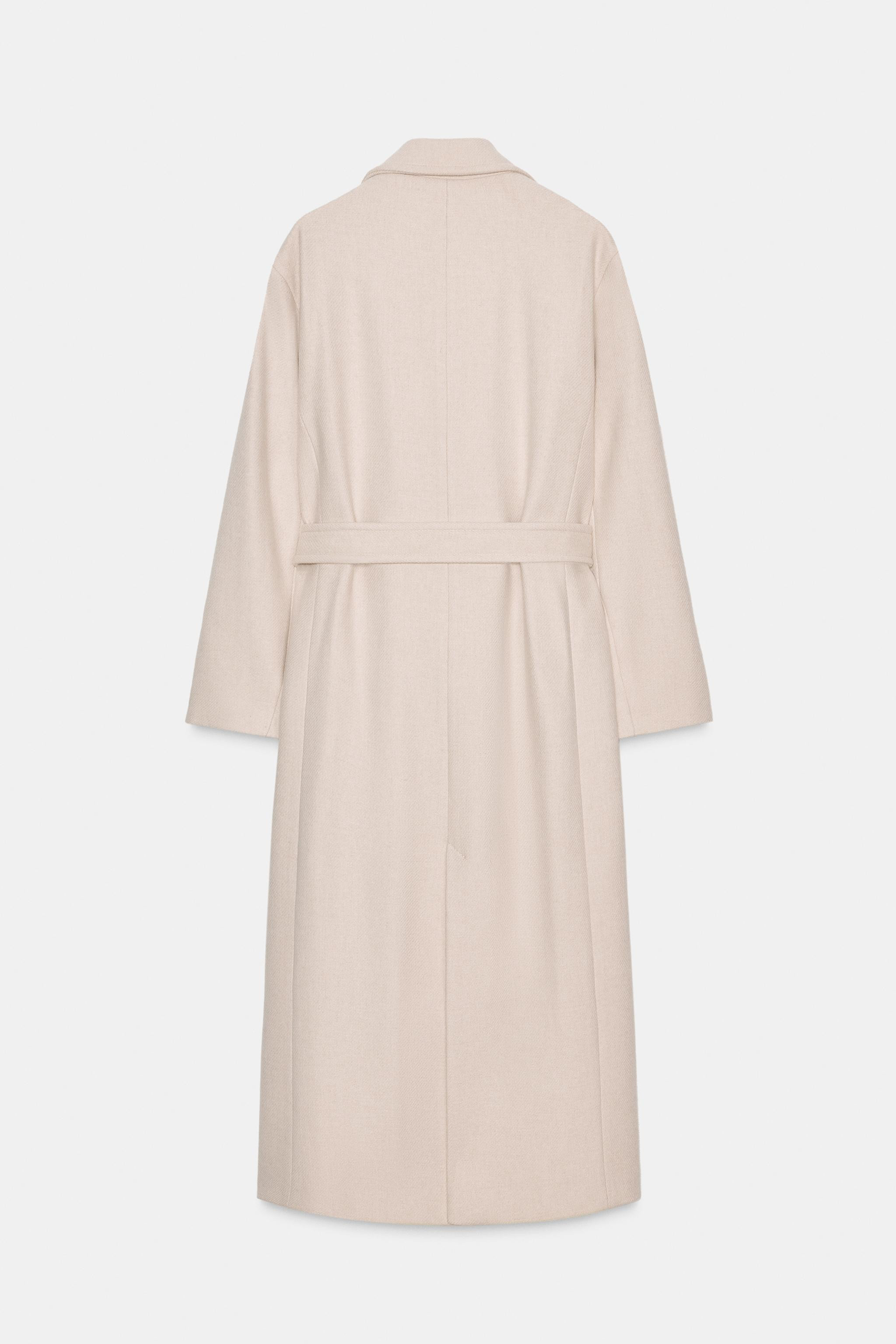 LANGER WOLLMANTEL MIT GÜRTEL | Zara DE