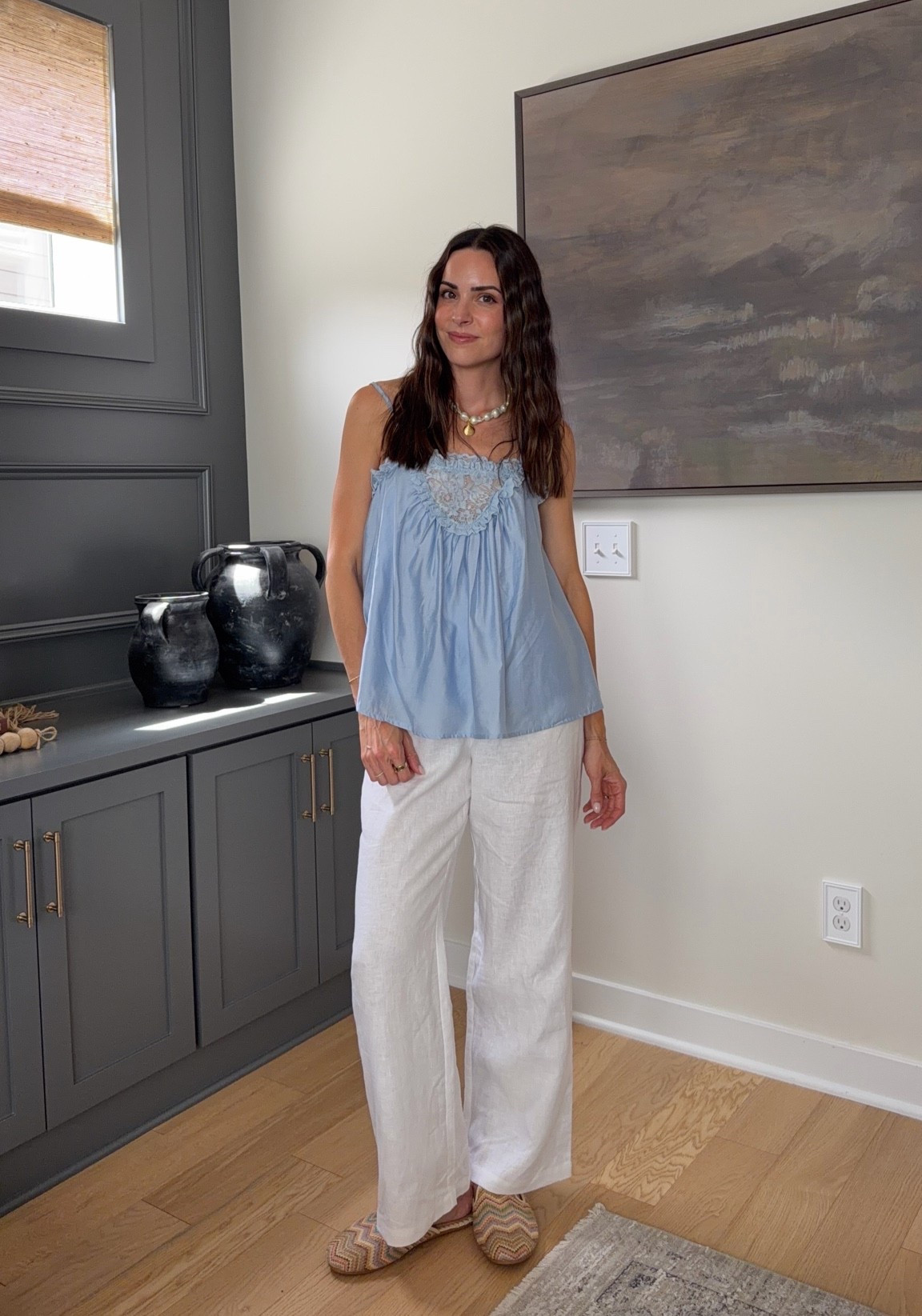 Sized down to XS in cami! 
Mules are true to size


Affordable summer outfit / Walmart summer fashion / Walmart finds

#LTKootd #LTKSeasonal #LTKTravel