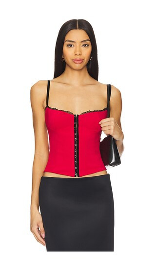 Bella Venice Caroline Corset in Red - Red. Size S | Revolve Clothing (Global)