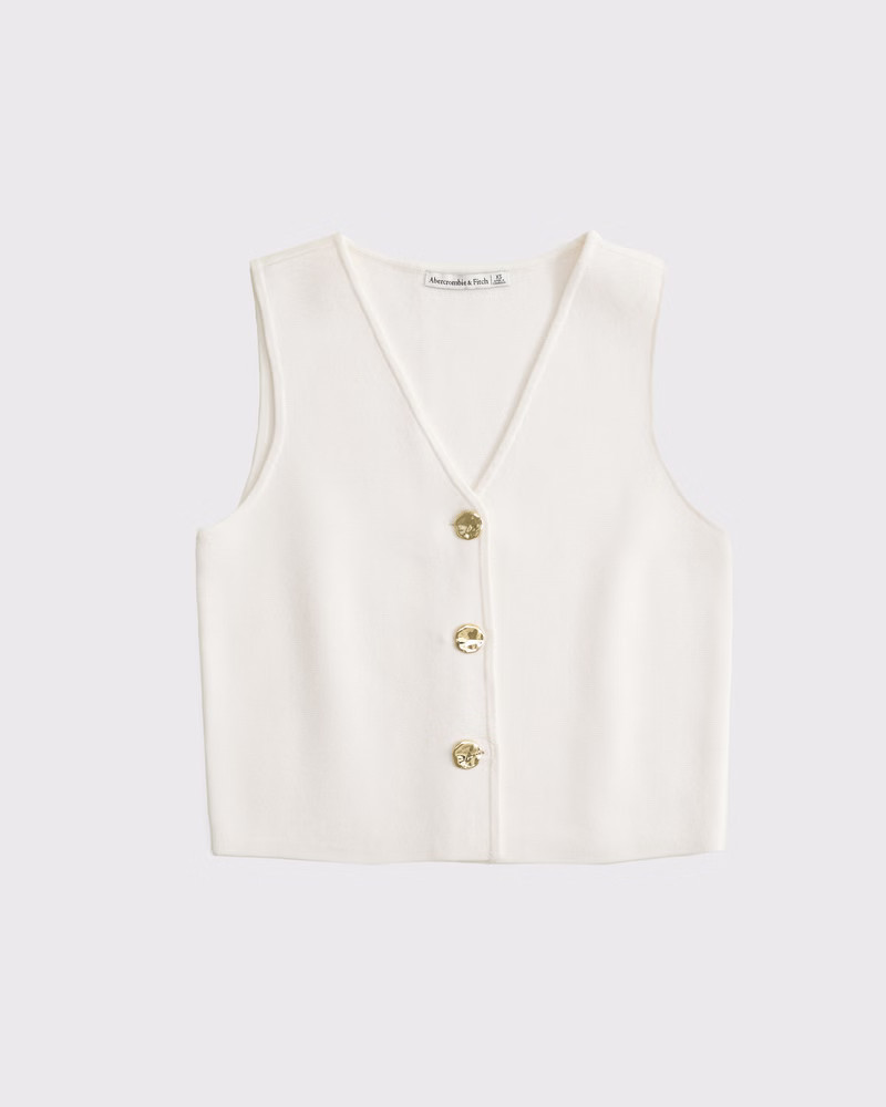 Women's LuxeLoft V-Neck Vest | Women's New Arrivals | Abercrombie.com | Abercrombie & Fitch (US)