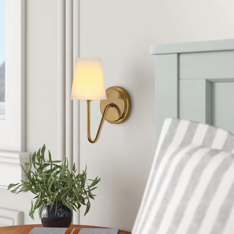 Nora 1 - Light Dimmable Armed Sconce | Wayfair North America