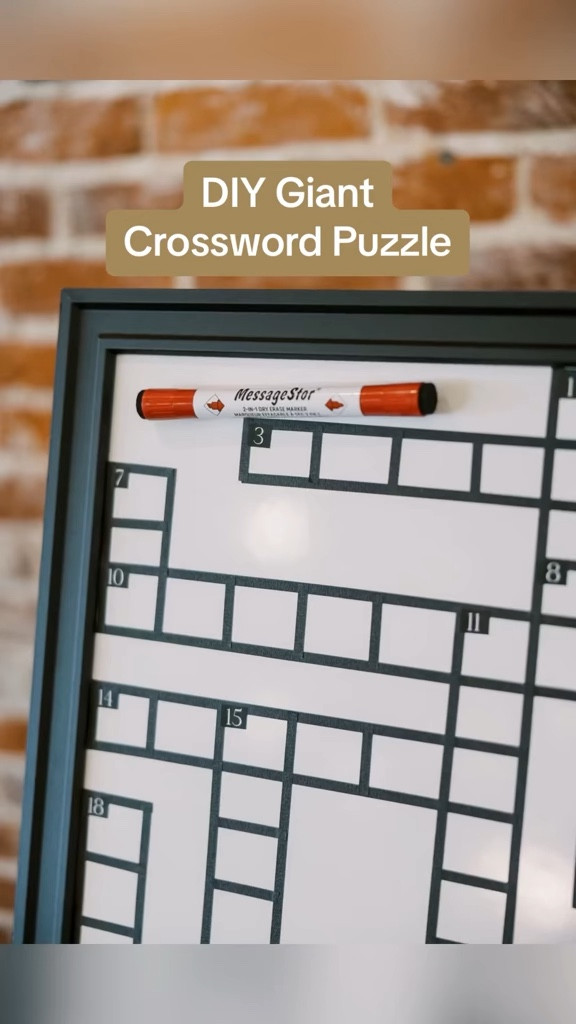 DIY giant crossword puzzlee

#LTKWedding