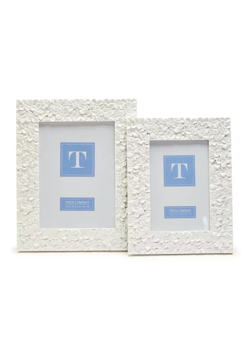 White Hydrangea Frame | Belk