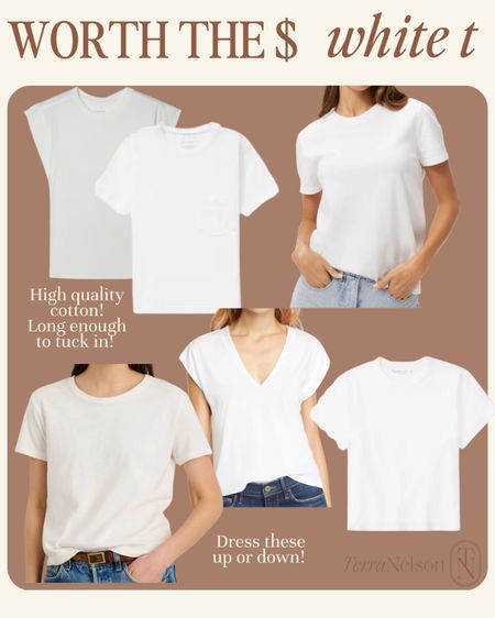 Your search for the perfect white t is over! 

#LTKstyletip #LTKsalealert #LTKunder50