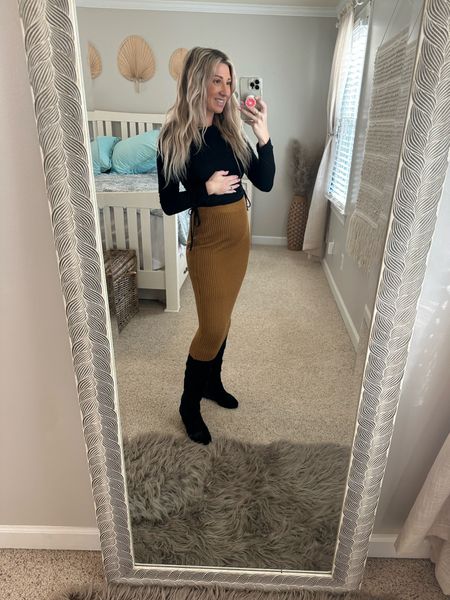 Holiday outfit ideas ⭐️

Clothing from SheIn and boots from Amazon 📦

Thanksgiving outfit 
Holiday outfit 
Holiday party outfit 
Bump 
Maternity outfit 
Maternity fashion 

#LTKshoecrush #LTKHoliday #LTKbump
