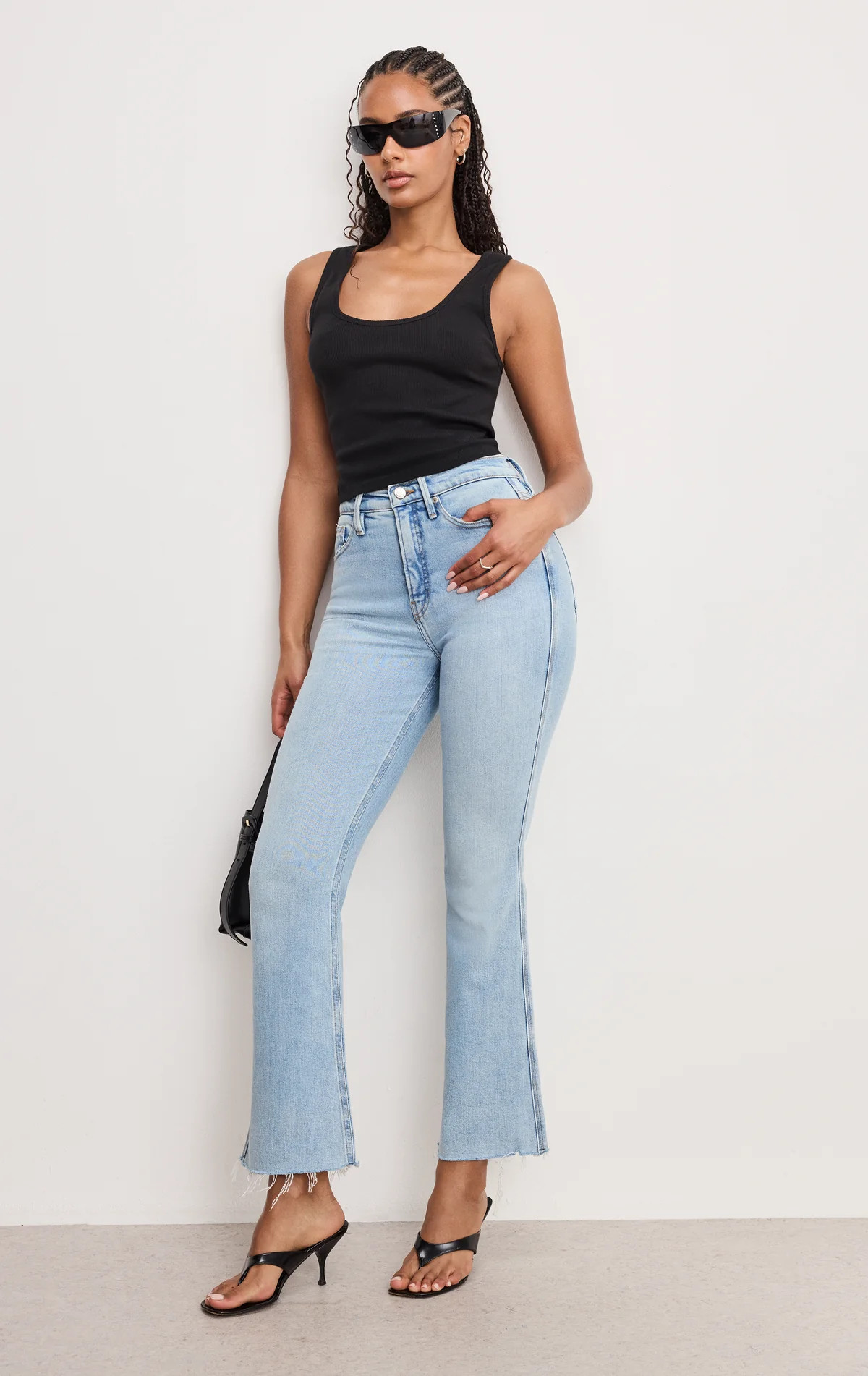 GOOD KICK FLARE JEANS | INDIGO954 - GOOD AMERICAN | Good American