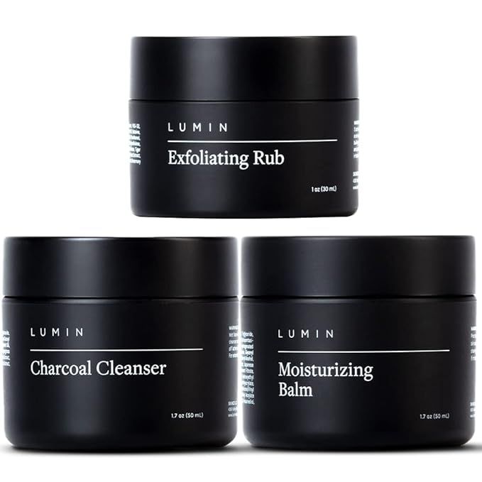 Lumin - Dark Circle Repair Set - Skin Care Kit for Men - Dark Circle Defense, Charcoal Face Wash,... | Amazon (US)