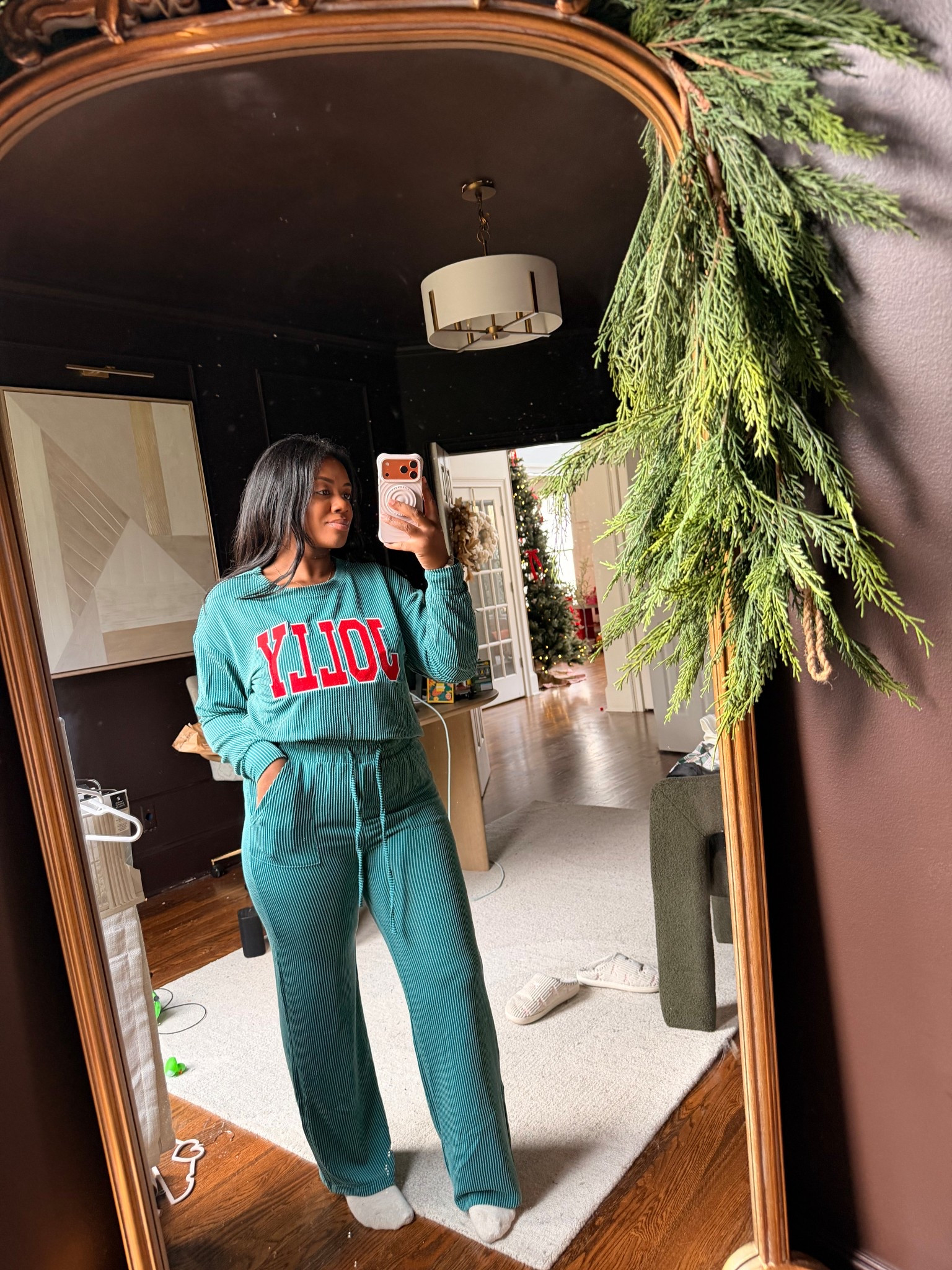 I love things that look cute but when they are soft, affordable and comfortable, I’m all in. Christmas loungewear loadinggggg. 
✨

#LTKSeasonal #LTKMidsize #LTKHoliday