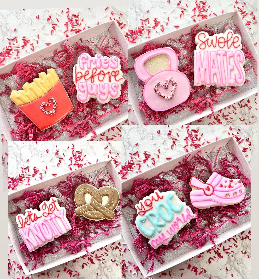 Valentine’s Day Themed Cookies - Etsy | Etsy (US)