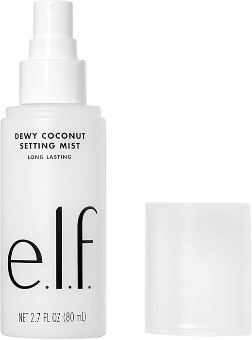 e.l.f. Dewy Coconut Setting Mist, Makeup Setting Spray For Hydrating & Conditioning Skin, Infused With Green Tea, Vegan & Cruelty-Free, 2.7 Fl Oz | Amazon (US)