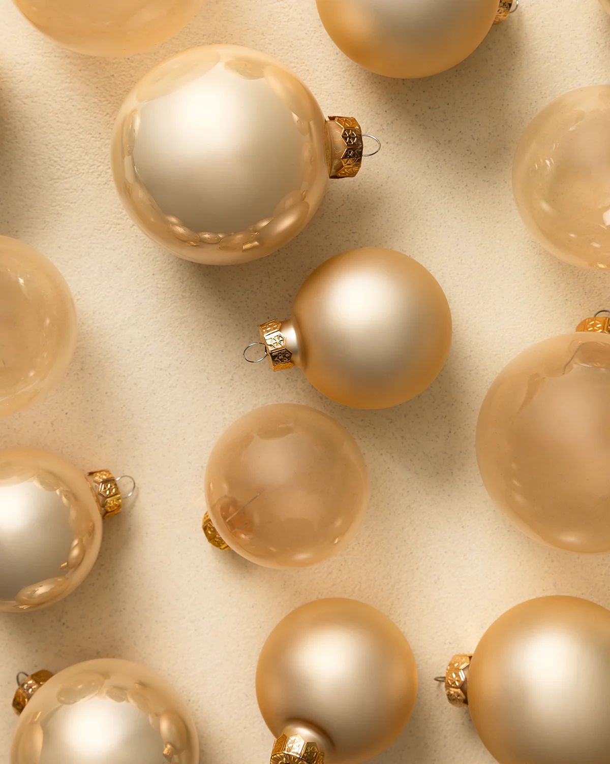 Pearl Glass Baubles (Set of 21 Assorted) | McGee & Co. (US)