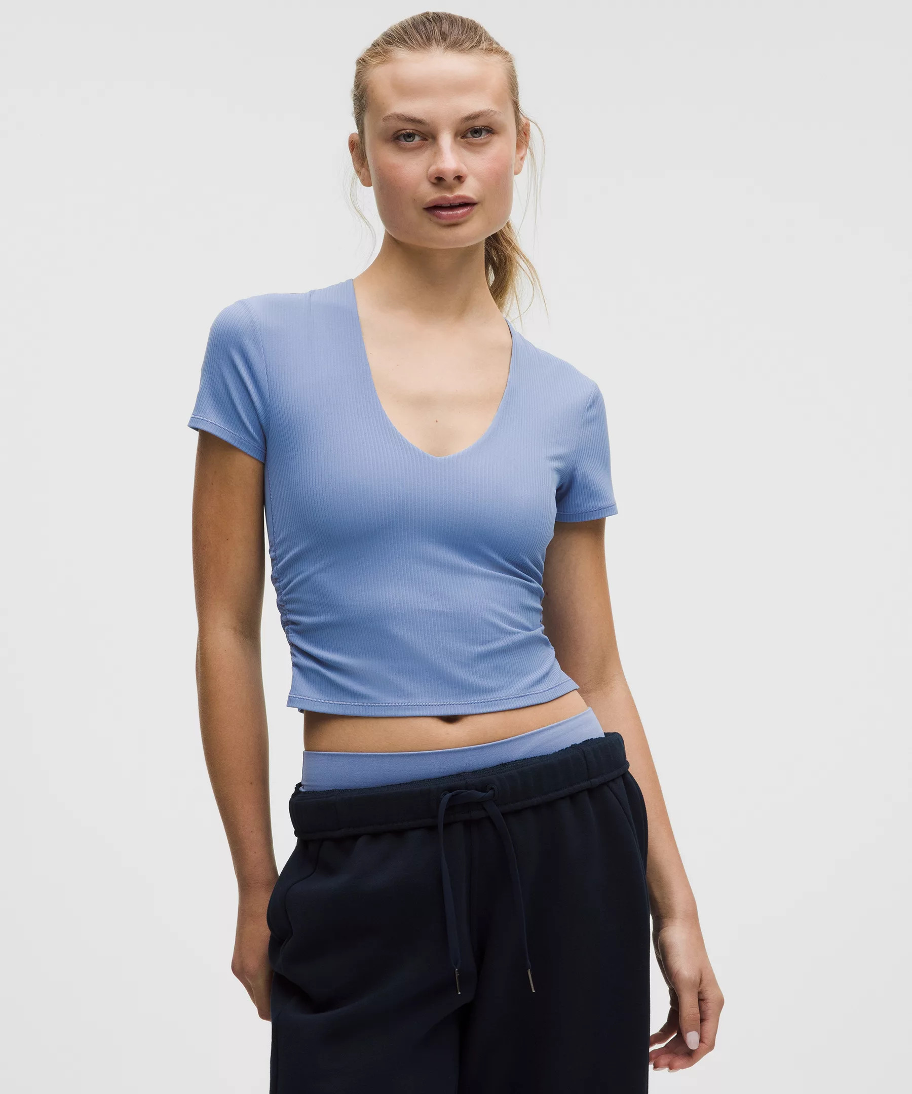 All It Takes Ribbed Nulu V-Neck T-Shirt | Lululemon (US)